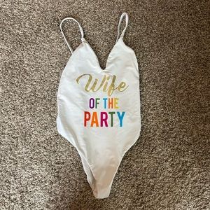 Show me your mumu Keilani one piece - wife of the party bathing suit